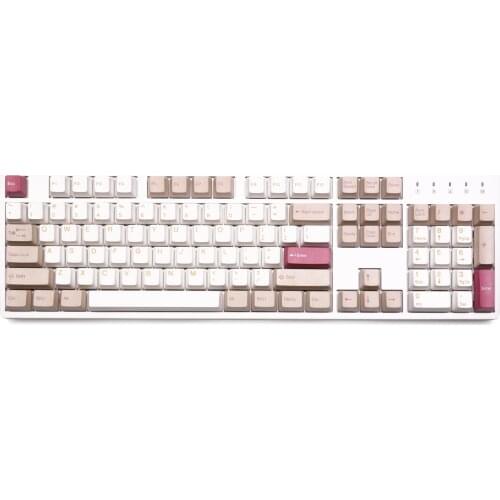 Taihao Shell Sand Beach ABS double shot keycaps for diy gaming mechanical keyboard oem profile Beige Yellow Grey ISO 1.75u shift