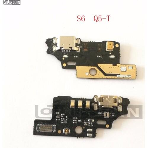 1PCS Micro Dock Port Connector Board USB Charging Flex Cable With Micphone For ZTE Blade S6 Q5-T Mobile Phone Accessories