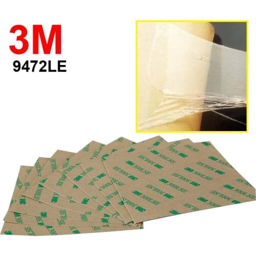 100mmx100mm, 100mmx200mm Choose. 3M 9472LE Adhesive Transfer Tape Sticker for Powder Coating polypropylene 0.13mm thick