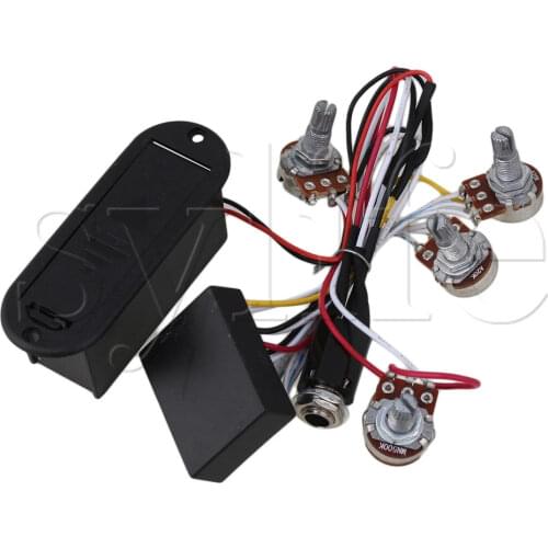 2 Band EQ Preamp Circuit for Active Bass Pickup/ Amplifying circuit