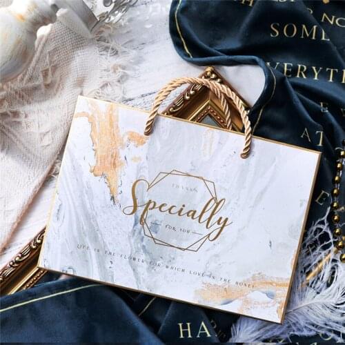 5pcs creative Jewelry products paper tote bag European hot wedding Favorite candy bag birthday party gift bag