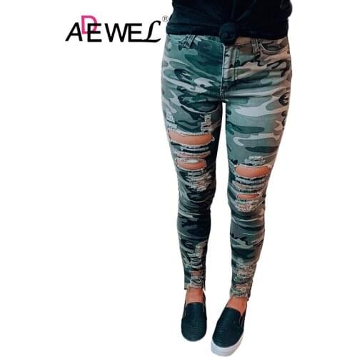 Женские обтягивающие джинсы ADEWEL China At AliExpress