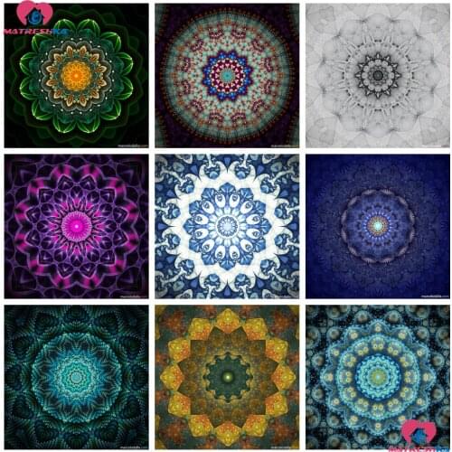 Diamond Embroidery 5D Diy Diamond Painting Mandala Mosaic Sea Full Drill Square Picture Of Rhinestone diamond mosaic home decor