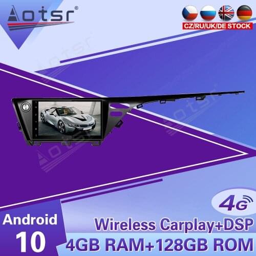 2 Din IPS Screen Android 10 DSP Car Multimedia Player For Toyota Camry 2017 2018 2019 Navigation Audio Radio BT Stereo head unit