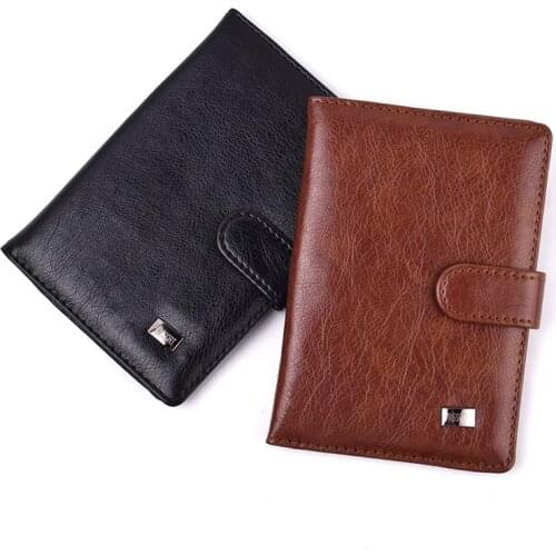Hasp Russia Passport Cover Travel Leather Credit Card Case Women Men On The Passport Holder Wallet For Documents