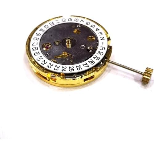 Watch Movement Parts 2813 Gold Automatic Mechanical Single Calendar Suitable for Repair and Replacement Movement