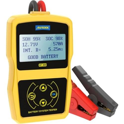 Diagnostic Scanner Tool for Car Enhanced Multi-System BT360 Scanner Auto Fault Code Reader with Battery Registration