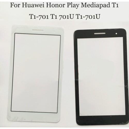 For Huawei Honor Play Mediapad T1-701 T1 701U T1-701U Touch Screen With Digitizer Panel Front Glass Lens For Honor Pad T1 T 1