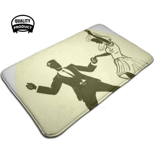 Swing Dancing Gives You Happy Feet 3 Sizes Home Rug Room Carpet Boogie Woogie Jitterbug Jive Hopper Hopping Social Dance Swing