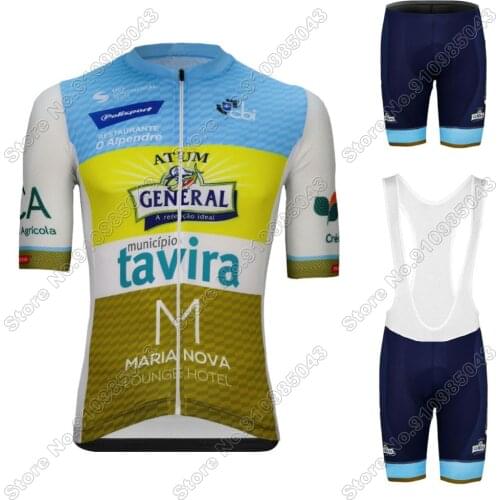 Summer Tavira 2021 Cycling Jersey Set Cycling Clothing Road Bike Shirts Suit Bicycle Bib Shorts MTB Wear Maillot