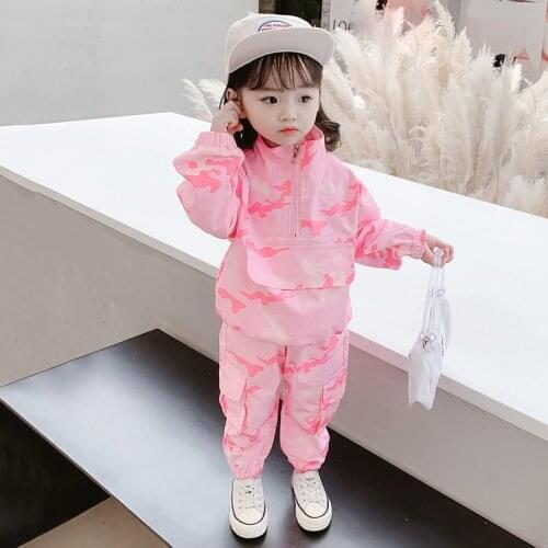 Infant Girls Clothes Sets Autumn & Spring Kids Boys Clothes Tops & Pants Camouflage 2pcs Baby Suit Children Clothing for Girls