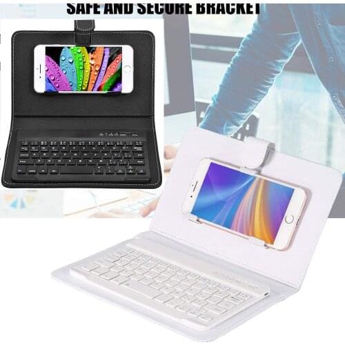 Leather Wireless Keyboard Case for Oppo Reno4 5G Find X2 Neo Reno4 SE 10x zoom RX17 Pro A12e Smartphone PUGB Arena of Valor Game