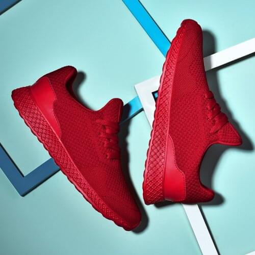 Mens Sports Shoes Solid White Fashion Knitting Casual Shoes Men For Comfortable Breathable Sneakers Sneaker