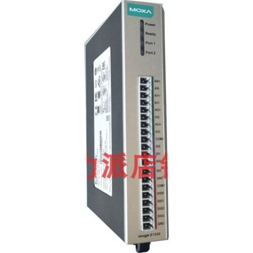 New Original Spot Photo For MOXA ioLogik E1242-T Daisy-Chain Ethernet Switch 2 Embedded Interfaces