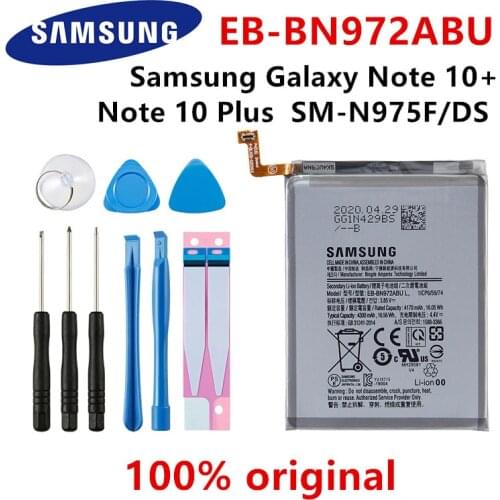 SAMSUNG Orginal EB-BN972ABU 4300mAh Battery For Samsung Galaxy Note 10+ Note 10 Plus SM-N975F SM-N975DS phone Batteries+Tools