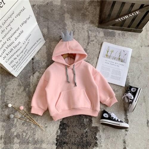 2020 Autumn Casual Solid Clothes Bow Sweatshirt For Girls High Quality Fashion Sweatshirt For Children