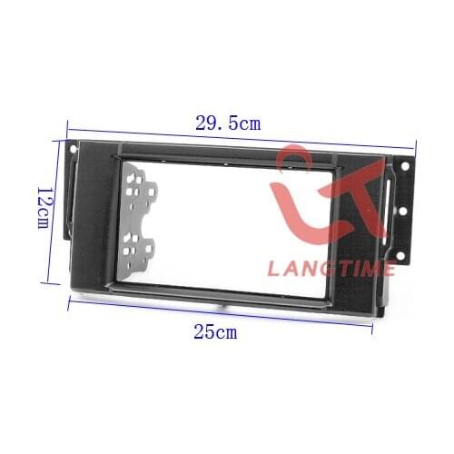 Free shipping--Car refitting DVD frame,DVD panel,Dash Kit,Fascia for Land Rover Freelander , Range Rover, Discovery 2din