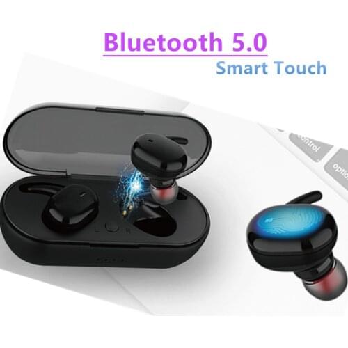 Real Y30 TWS Wireless Blutooth 5.0 Earphone Noise Cancelling Headset 3D Stereo Sound Music In-ear Earbuds For All Smart Phone
