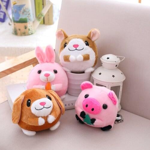 Cute Plush Bouncing Ball Baby Learning To Talk Toy Seaweed Pig Recording Learning Tongue Electric Toy 120 Nursery Rhymes