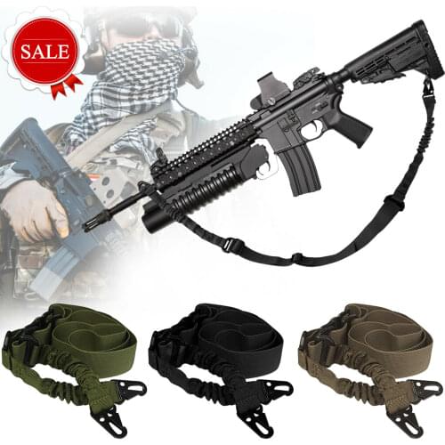 Tactical 2 Point Gun Sling Shoulder Strap Outdoor Rifle Sling With QD Metal Buckle Shotgun Belt Hunting Gun Accessories Tactical