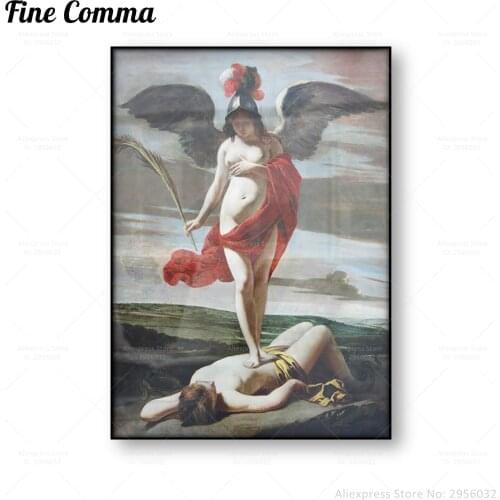 Louis Le Nain Allegory of Victory Tangopaso Vintage Poster Antique Painting Reproduction Canvas Print Wall Art Home Decoration