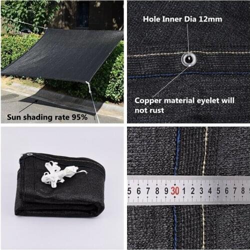 Hi-Quality Anti-UV HDPE Sunshade Net Thicken Balcony Safety Fence Netting Terrace Garden Car Swimming Pool Nurse Plant Canopy