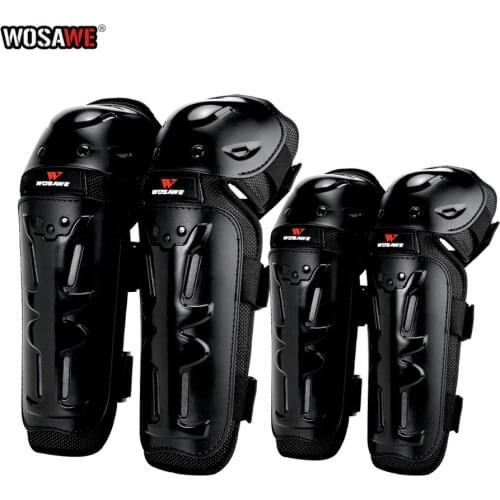 WOSAWE Adult Motorcycle Kneepads Motocross Knee Protector Elbow Guards Skiing Skating Rodilleras Motocross Knee Guard Set