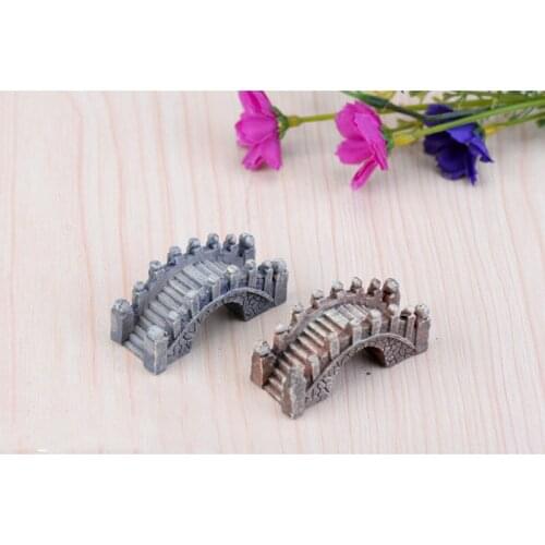 ZOCDOU 1 Piece Foot Arch Bridge Propous Architecture Small Statue Decoration Accessories Children Toys Decor Crafts Figurines