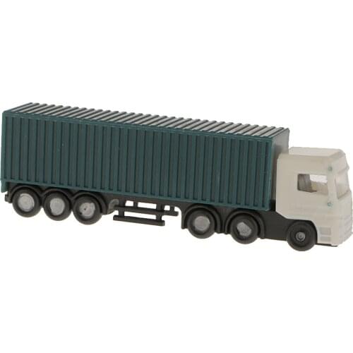 2Pcs Model Container Truck Freight Car Model Figure Layout Toy 1:150 N Scale