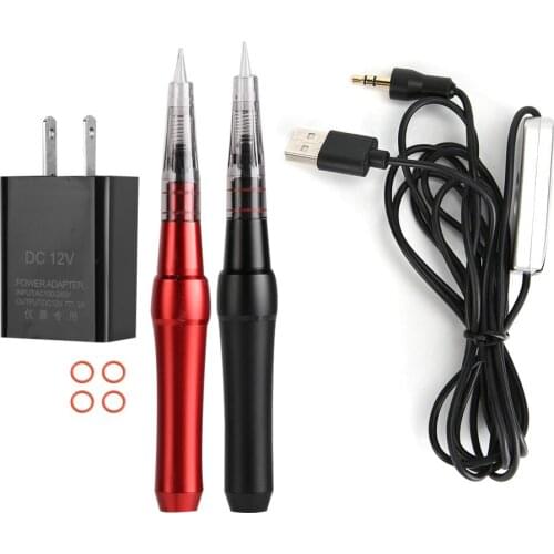 5 Gears Electric Semi-Permanent Makeup Pen Micro Microblading Eyebrow Lip Tattoo Machine Anesthesia Safe Painless US 100-240V