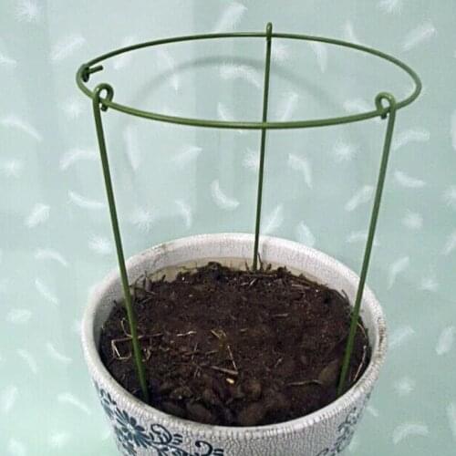 5PCS Durable Climbing Vine Rack Creative Plastic Coated Iron Plant Support Frame Garden Balcony Flower Trellis Bracket