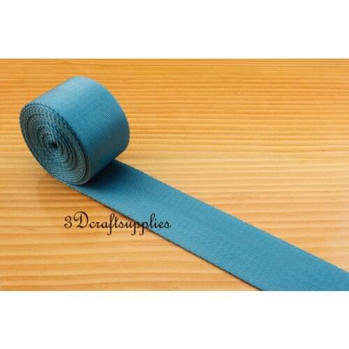 5 yards 1.5 inch(38mm) heavy weight nylon webbing for key fob strap BLUE ZA92