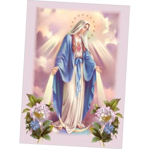 Virgin Mary DIY Diamond Painting Kits Religious Cross Crafts Stitch Handicrafts