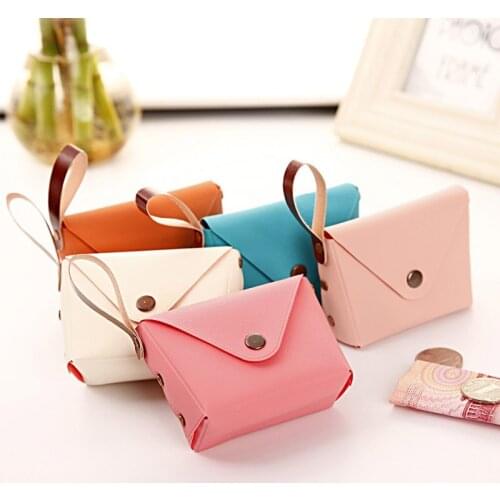 10pcs Coins Purse small Change Wallet Pouch Women Ladies Girls wallets keychain charm Gifts