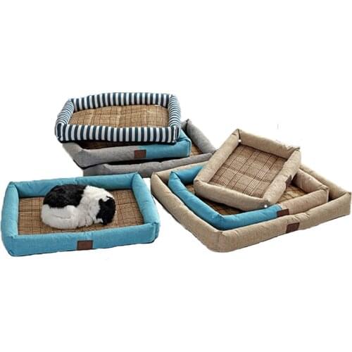 Pet Bed Summer Breathable Dog Mattress Puppy Pad Suitable for Small and Medium-sized Cat and Dog Pad Pet Supplies Accessories
