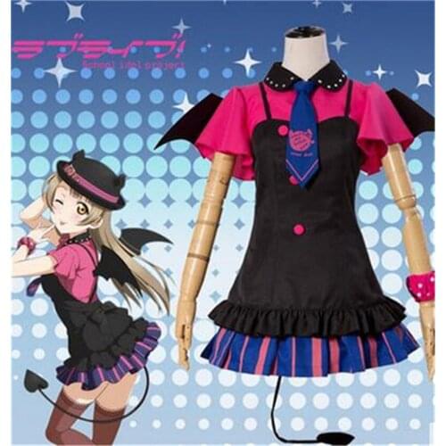 Love Live Little devil Minami Kotori Lovely Dress Unawaken Cosplay Costume C