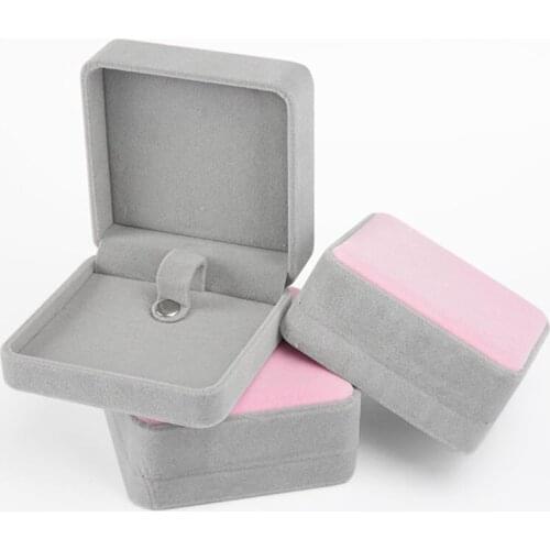 MADALENA SARARA Jewelry Box Kraft Paper Box Velvet Jewelry Box Storage Gift Box 5pcs/lot