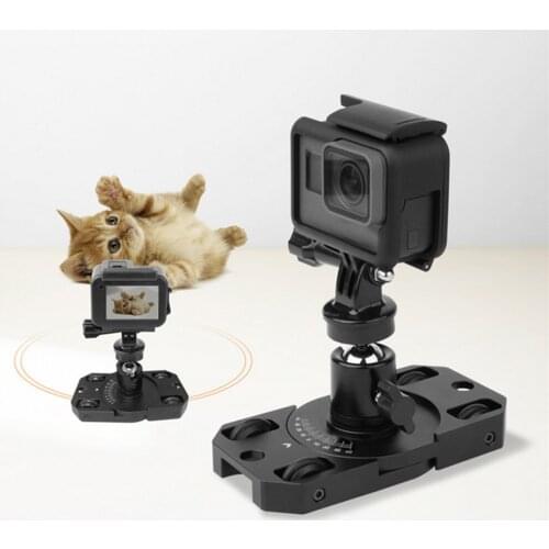 Mini Camera Stabilizer Photography Metal Mount Bracket Holder for Gopro/ OSMO Action Pocket/ For Insta360 One R Action Camera