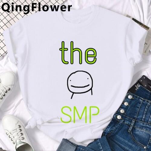 Dream Smp tshirt male print japanese 2021 streetwear tumblr top tees streetwear aesthetic