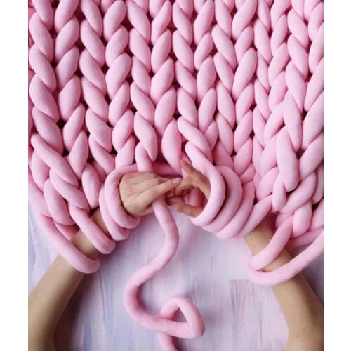 Mylb 1pcs/250 Super Super thick core cotton Chunky Yarn Roving Yarn for Spinning Hand Knitting Spin Yarn Winter Warm