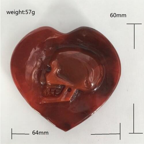 Natural agate quartz crystal skull for love sale Stones and crystals home decoration decorative crystal