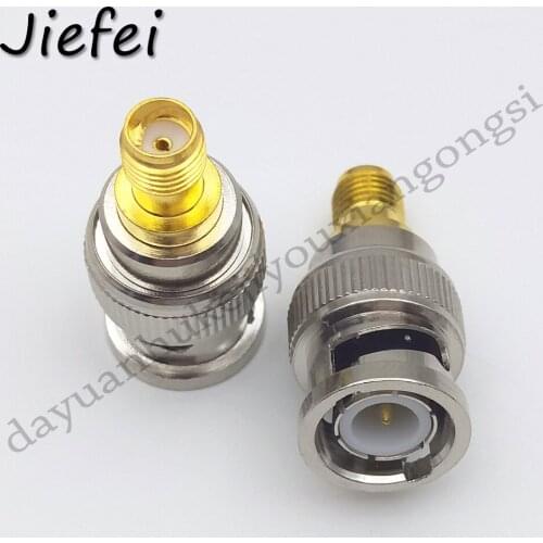 100pcs NEW high quality BNC Male to SMA Female Plug Coax connectors
