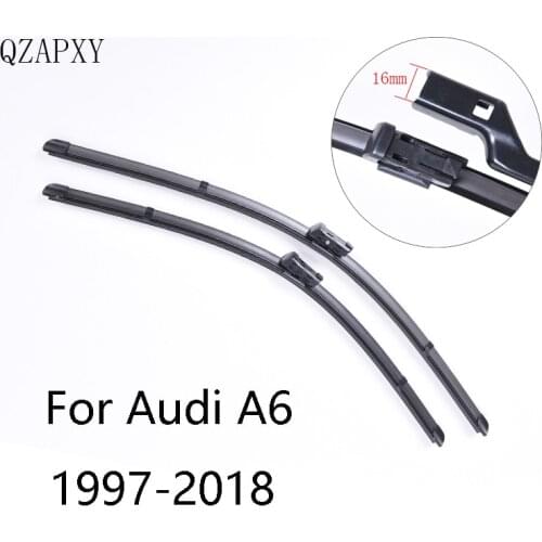 Front Wiper Blades For Audi A6 1997 1998 1999 2000 2001 To 2018 Years Car Accessories Soft Rubber Car Windshield Wiper blades