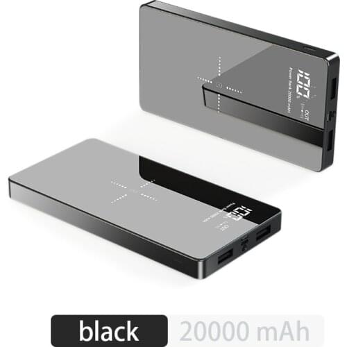 Portable Qi Wireless Charger Power Bank for IPhone 11 20000mAh External Battery Fast Wireless Charging Powerbank for Xiaomi Mi