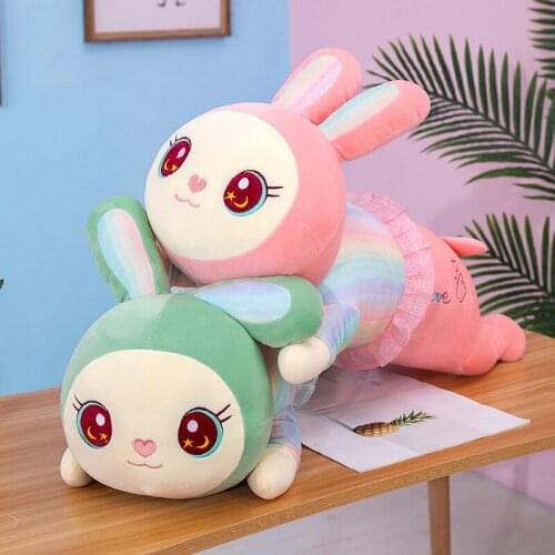 Dropshipping Cute rabbi Plush Toys Lucky Boy Baby Kids Toys Animal Toy Stuffed Soft Rabbit Doll Birthday Gifts For Kid