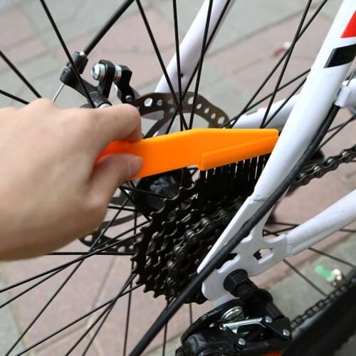 Cleaner Scrubber Brush Chain Cleaning Repair Tools Mountain Road Bike Bicycle Portable Waterproof Cycling Elements
