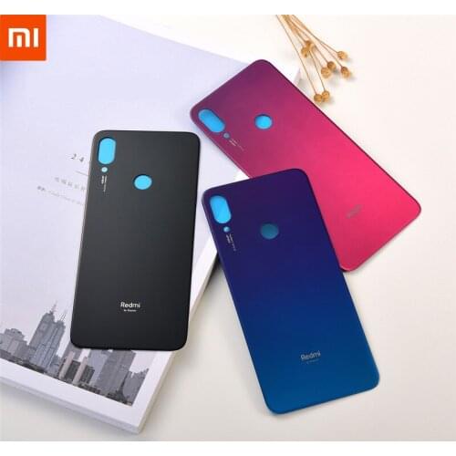 Xiaomi Redmi Note7 Note 7 Pro Glass Back Battery Cover Rear Housing Door Case Replacement Parts For Xiaomi Redmi Note 7 Pro&Logo
