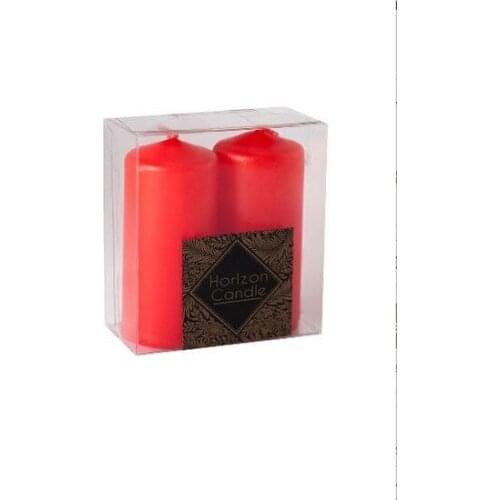 Horizon Bar Candle 2 Li Red 8x3,5 cm candles and scents свечи и ароматы velas y aromas