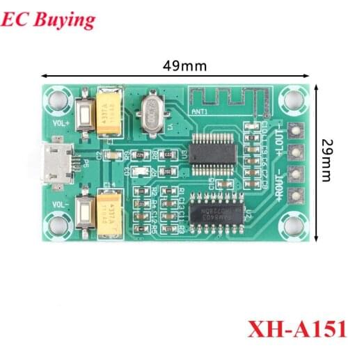PAM8403 BLE Digital Power Amplifier Board Module 2*3W XH-A151 5V 3W+3W 2 Dual Channel Class D DIY Audio Speaker Amplifier