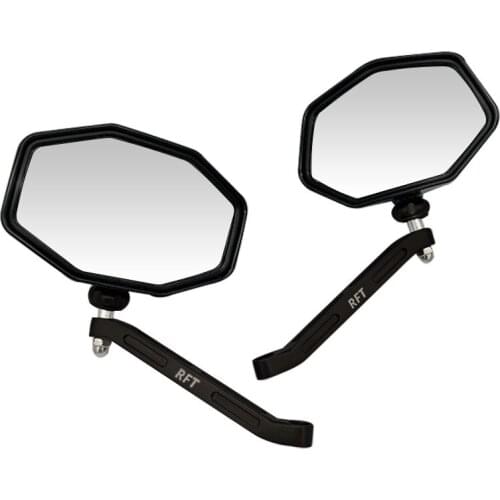 Motorcycle Rear View Mirror with Large Field of and Ultra Wide Angle for Kiden Kd150-g1-g2-u-u1-u2-z2